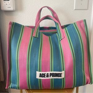 Ace & Prince Striped Tote Bag